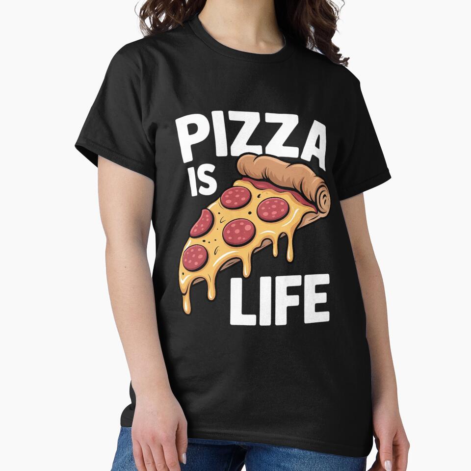 Pizza Gift For Pizza Lovers Boys Girls Pizza Is Life by Hybrid-Mind