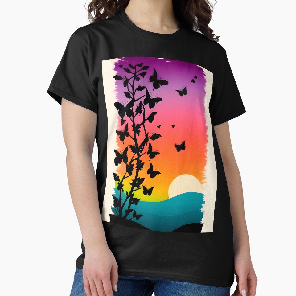 Add a Touch of Beauty to Your Life with Our Gorgeous Minimalist Butterfly Art Prints by supeart