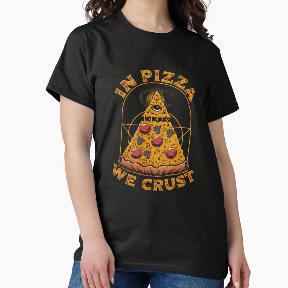 In Pizza We Crust Funny Pizza Lover Foodie by RetroMini2026