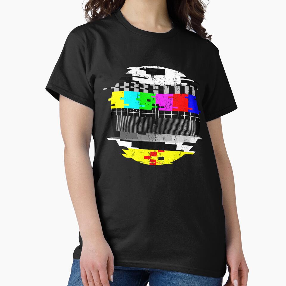 Vintage Glitched TV Test Pattern Graphic by MartineMeeka