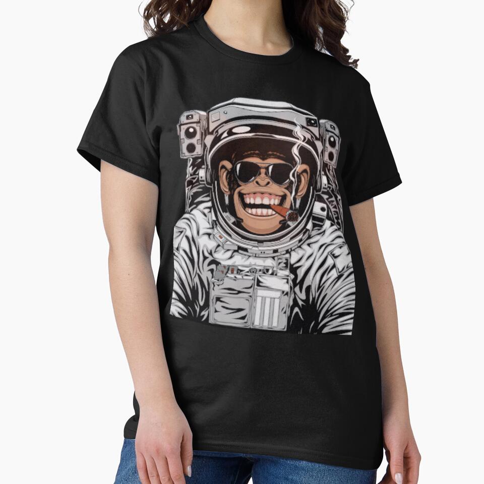 Laughing Astronaut Monkey by Lhadjisdaname