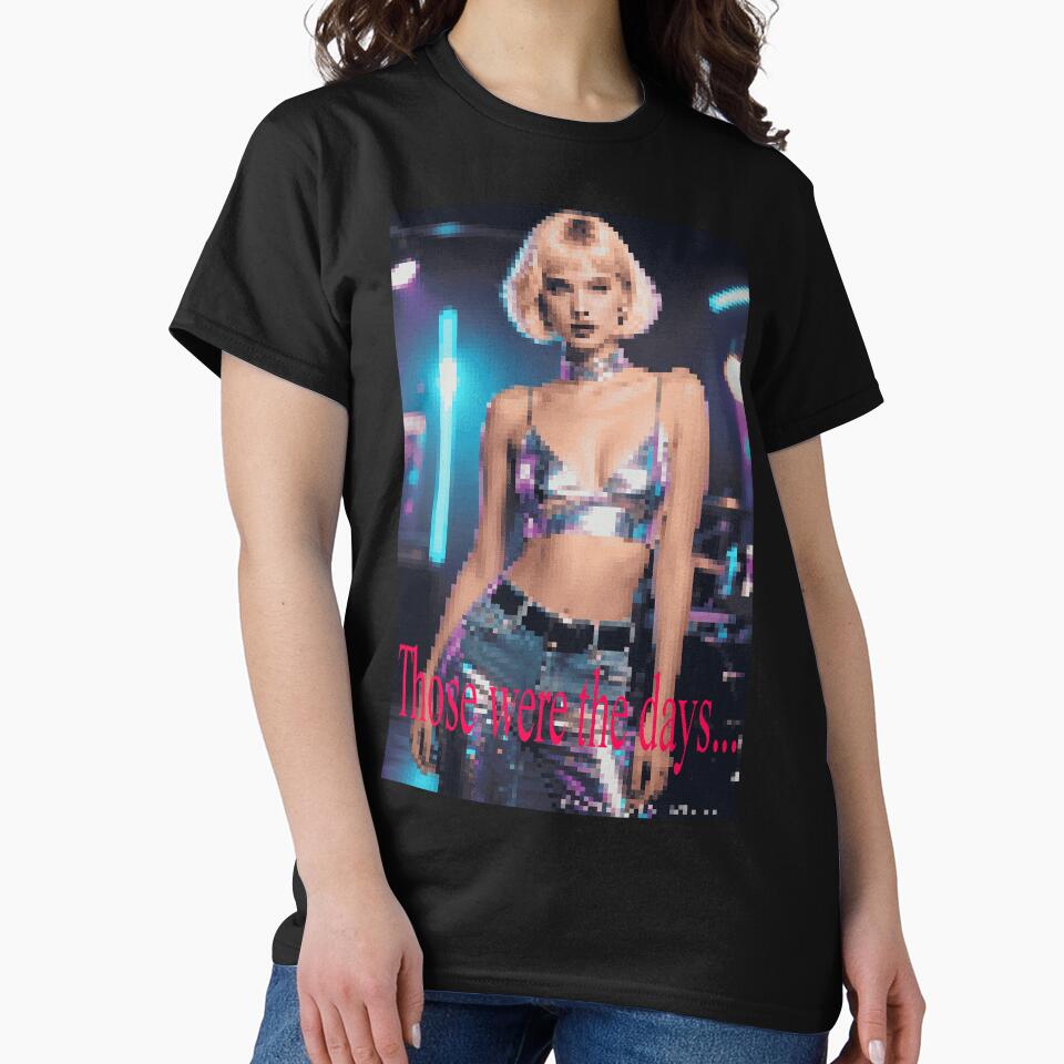 disco girl with blonde hair by danillah