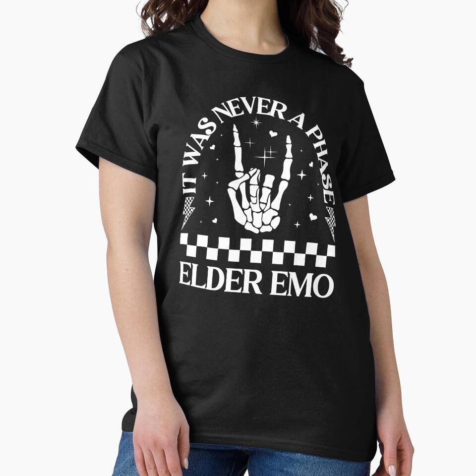 Elder Emo Rock On Skeleton Checkerboard by darkskydelights