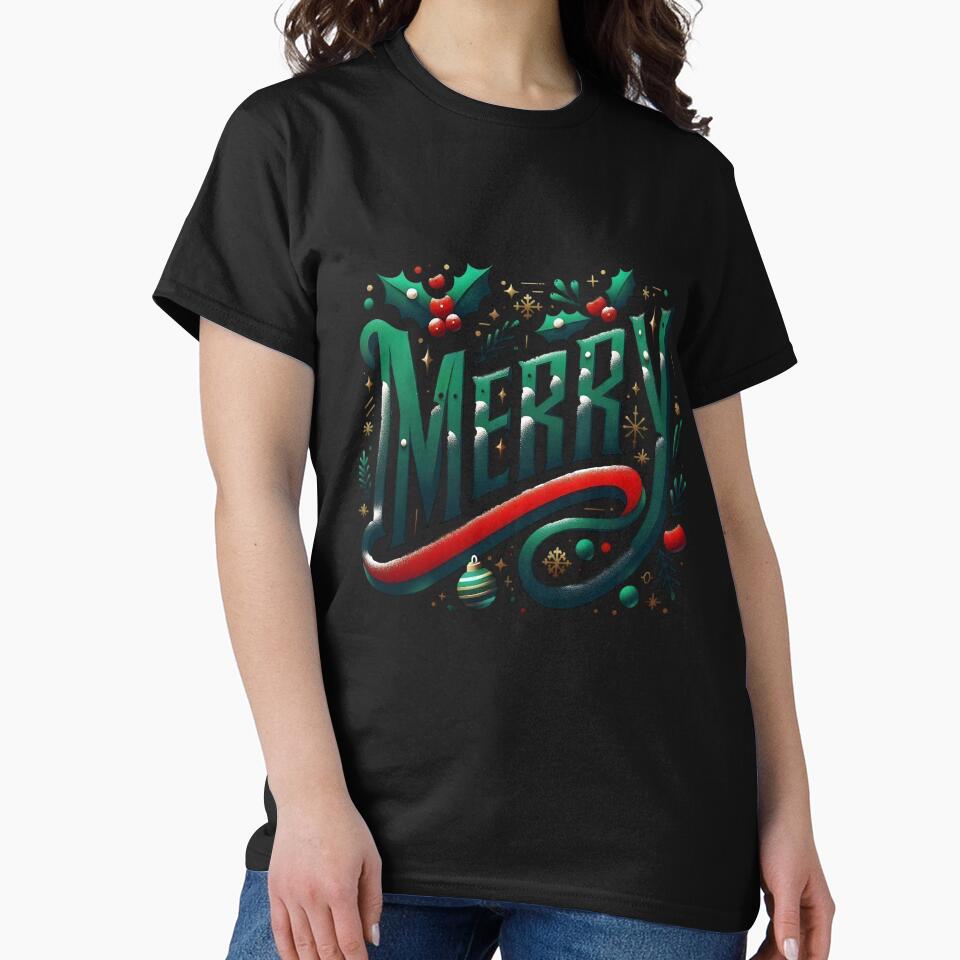 Merry Christmas Varsity – Retro College Style Holiday Graphic by artedigital99