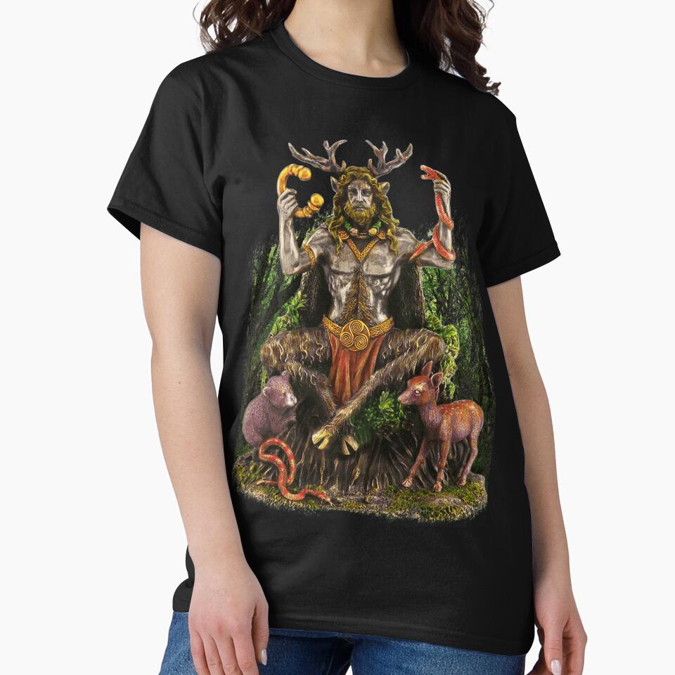 Cernunnos Celtic God Forest Scene by signsandsymbols