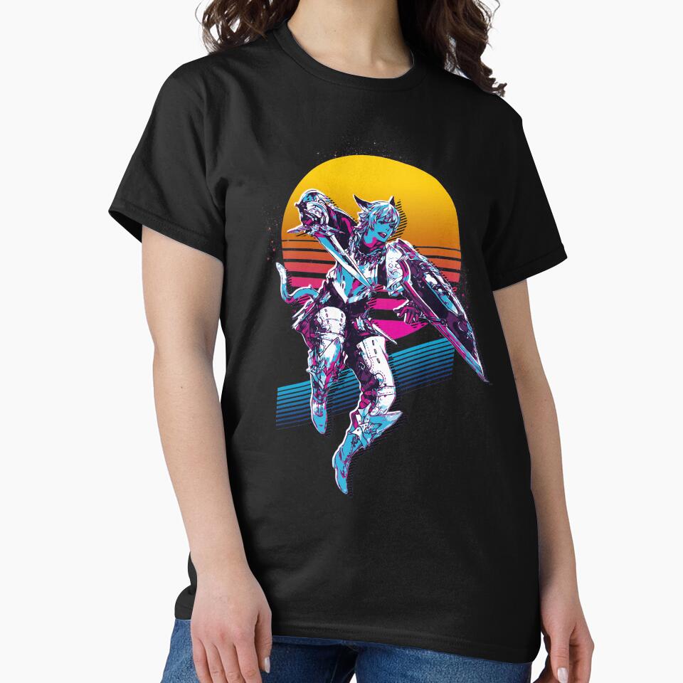 Paladin - FFXIV *80s retro* by MyRetroArt