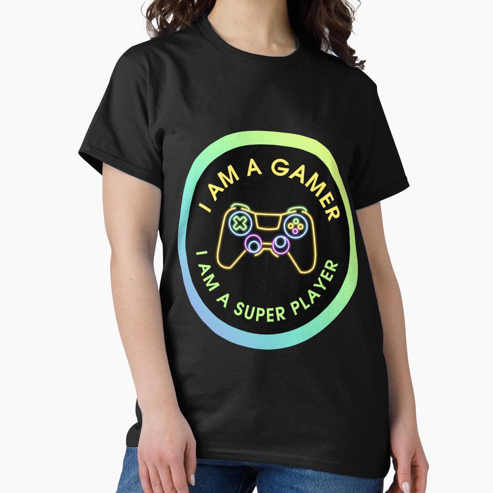 Black Neon Round Gamer by Artistic Designs ⭐⭐⭐⭐⭐