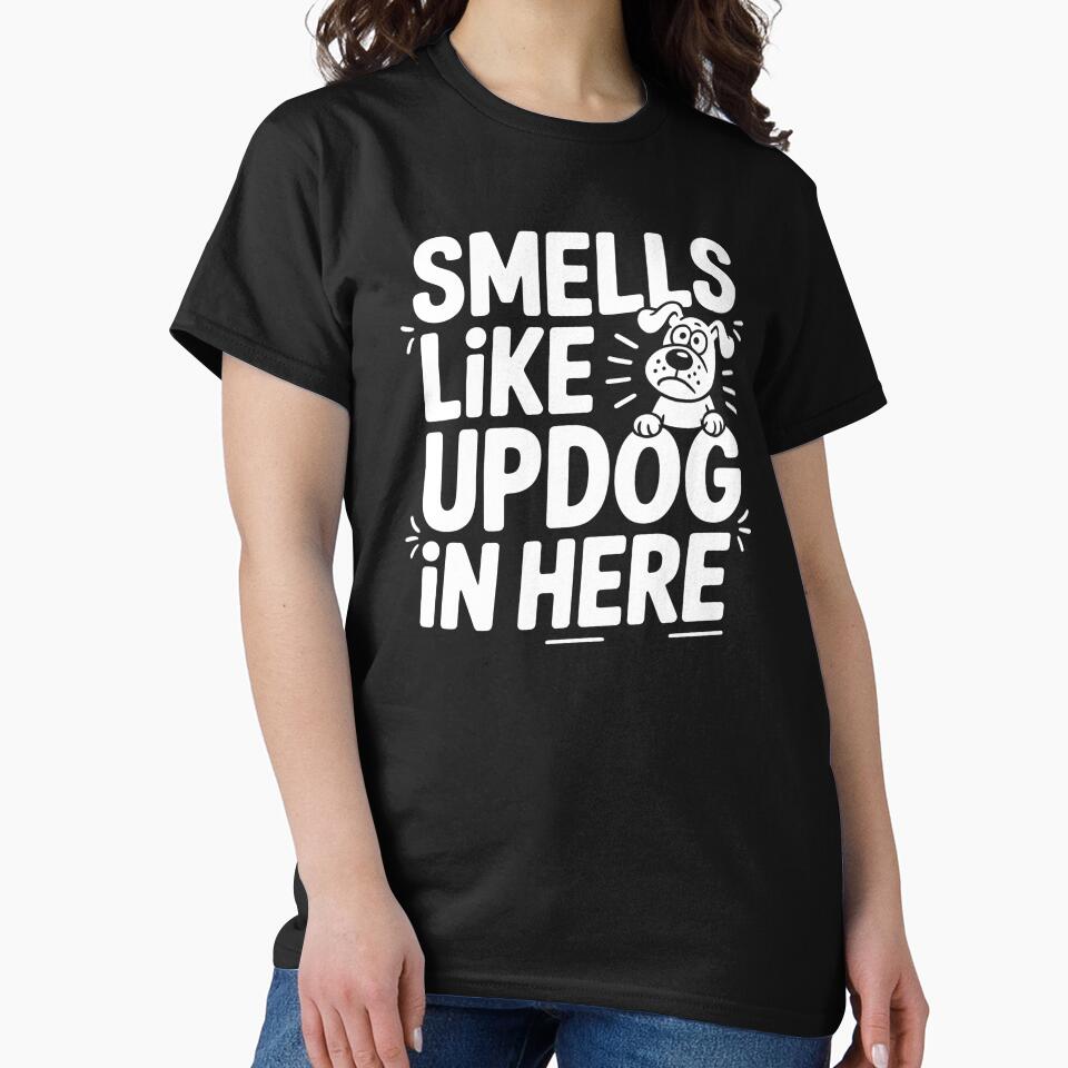 Smells Like Updog In Here – Dad Joke Updog Joke Sarcastic Humor by Redgiant87x