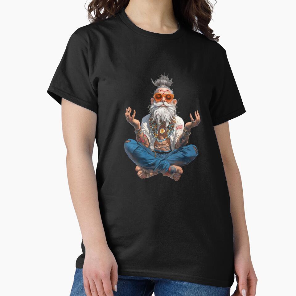 Wise & Stylish Yoga Grandpa – Calm & Confident by LazyButGenius