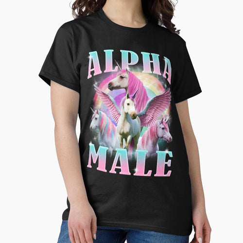 Alpha Male Unicorn Funny Meme by BelkaMd