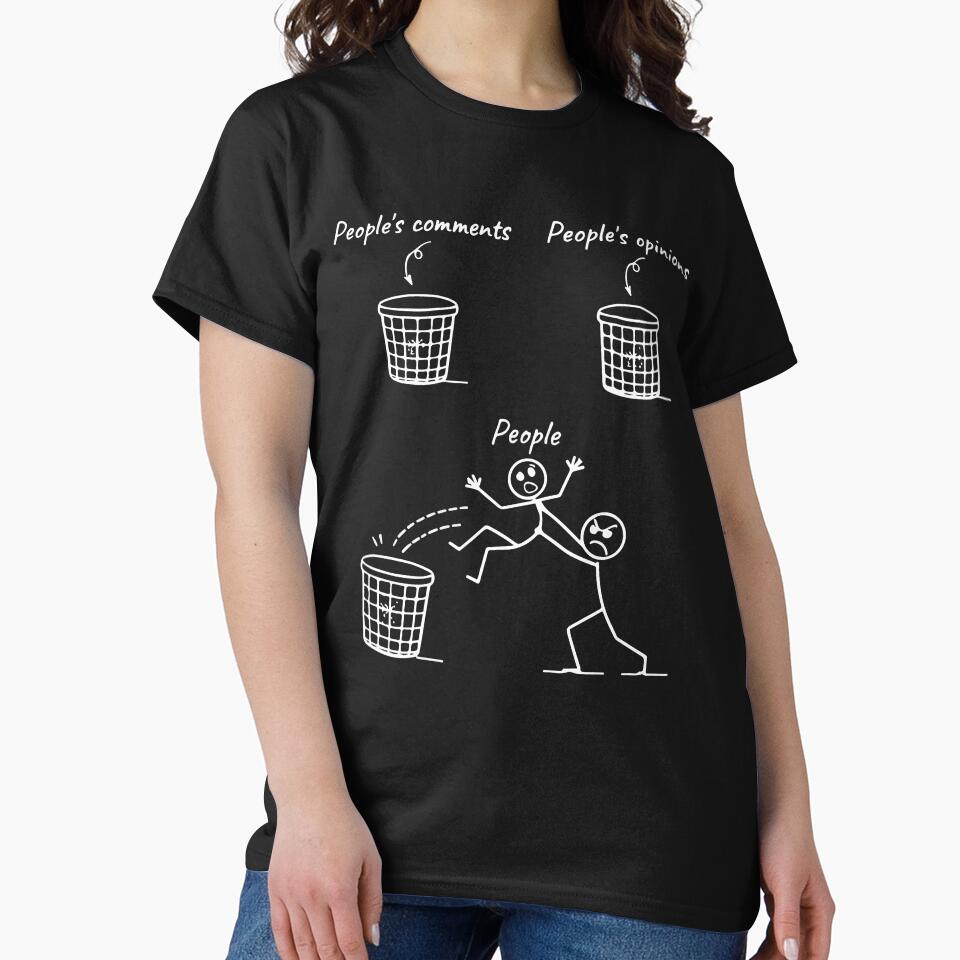 Funny Anti Social Stick Figure Ignore People Sarcastic Introvert Humor by kiralynstration