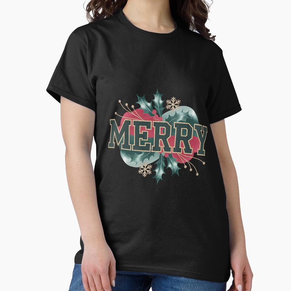 Merry Christmas Varsity Aesthetic – Vintage Holiday Design by artedigital99