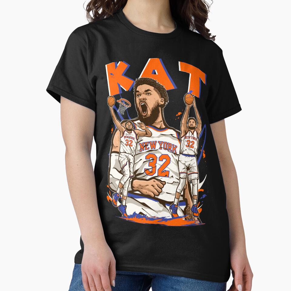 Karl-Anthony Towns KAT New York Cartoon by RatTrapTees