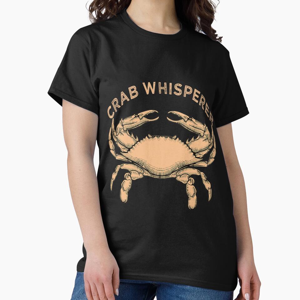 Crab Whisperer Vintage Crabbing Hunting Fishing Crabs by definitediffere