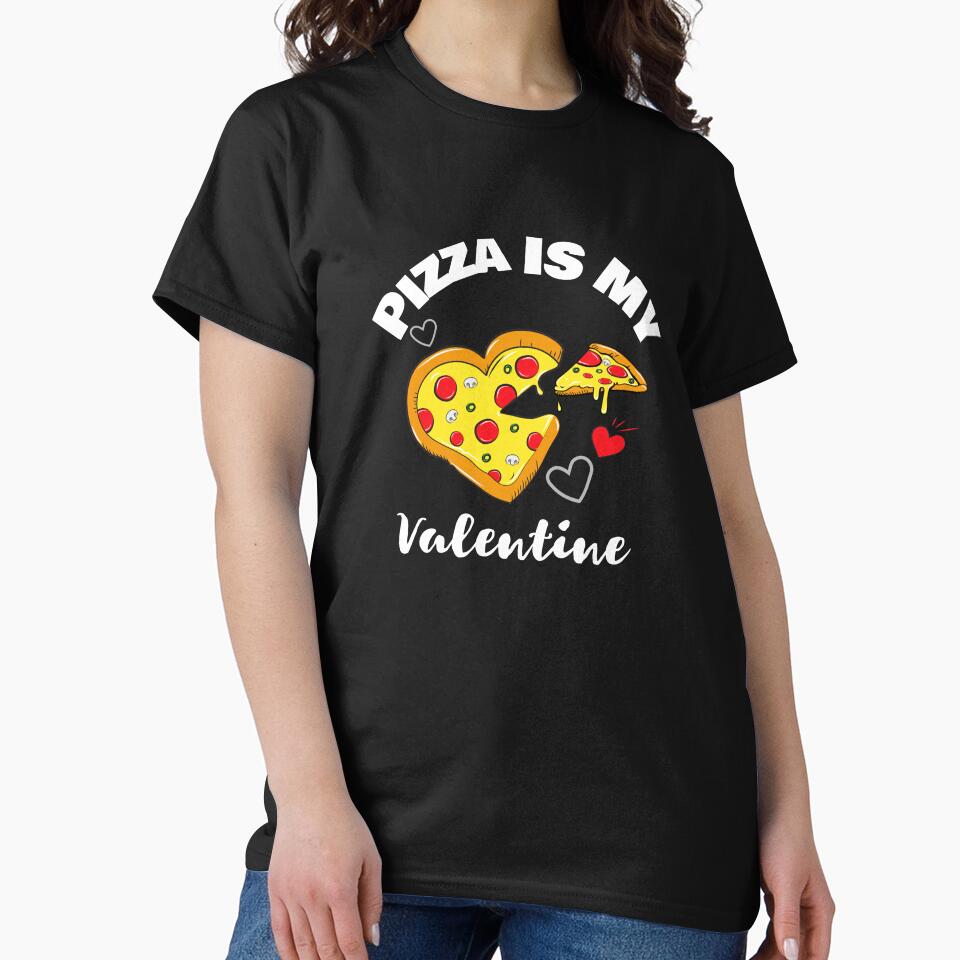 Pizza Is My Valentine awsome desgin Heart Cute by KLINESTORE