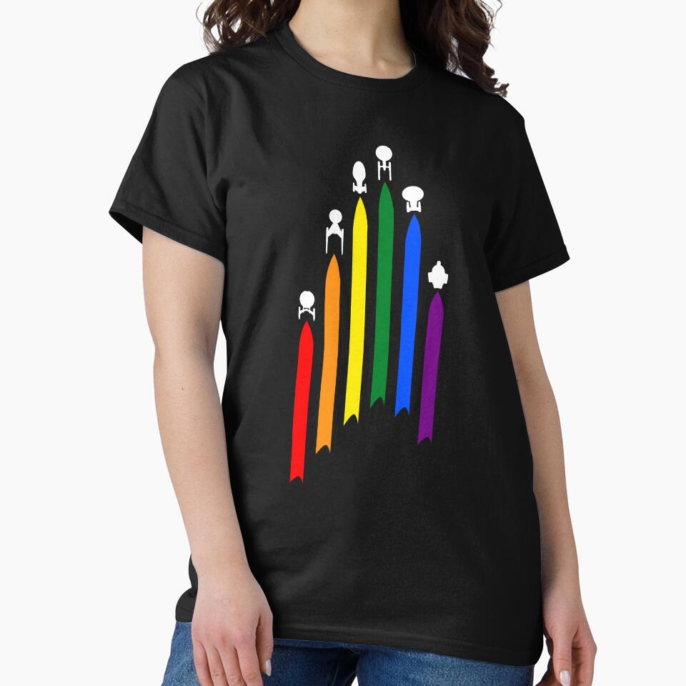 Flying ship gay-pride treks fans by Machikoiche138