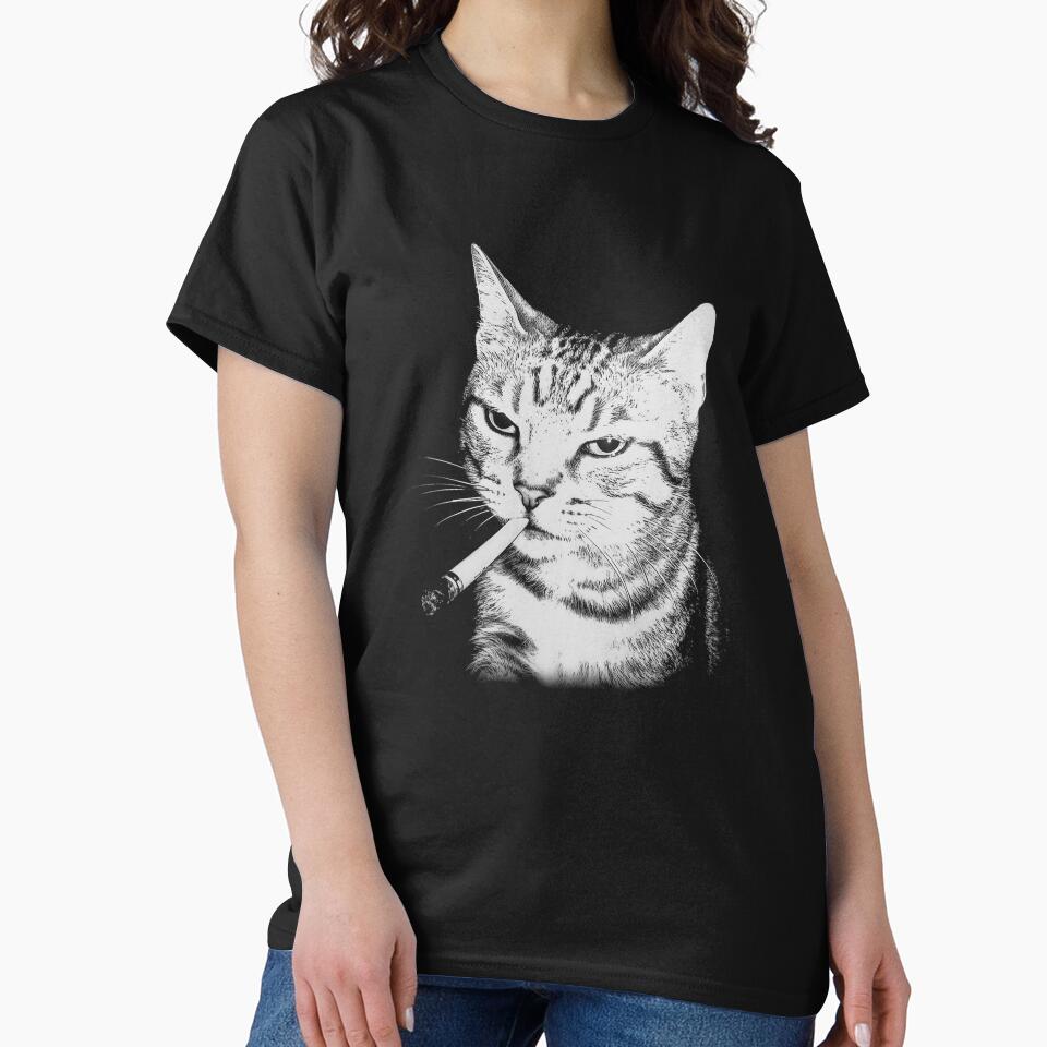 Cat Smoking Meme Funny by MelenebStore