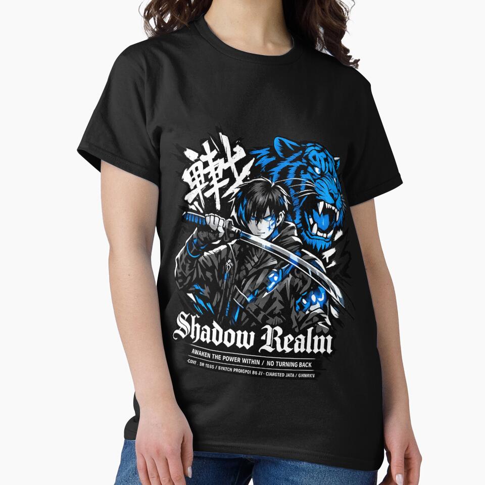 Midnight Sapphire: Urban anime Samurai Tech-Wear Design by NituHub
