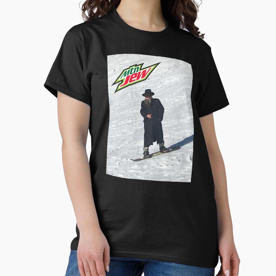 Mountain Jew Parody T-Shirt – Funny Jewish Humor Tee by retrogarms