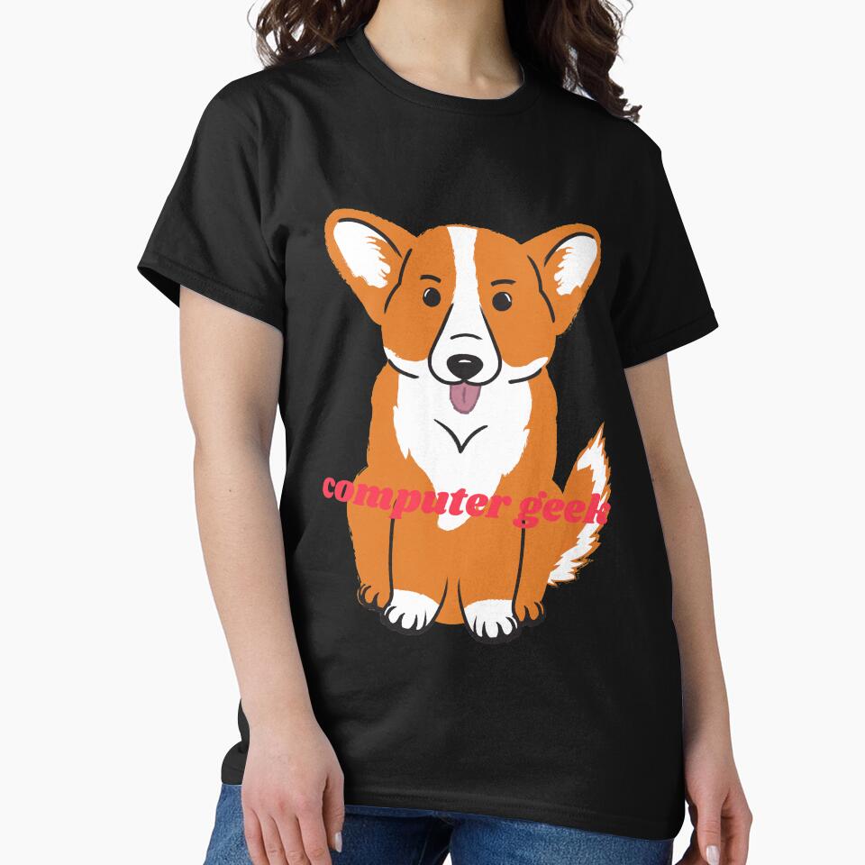 TV Geek Dog Cute Geek Computer  Dog  Luv You by johnrk