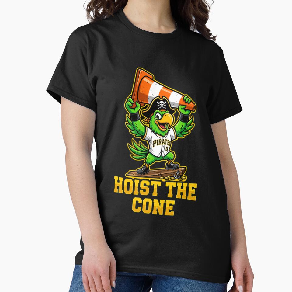 Pirates Hoist The Cone Funny Pittsburgh Baseball by biorhomanorce
