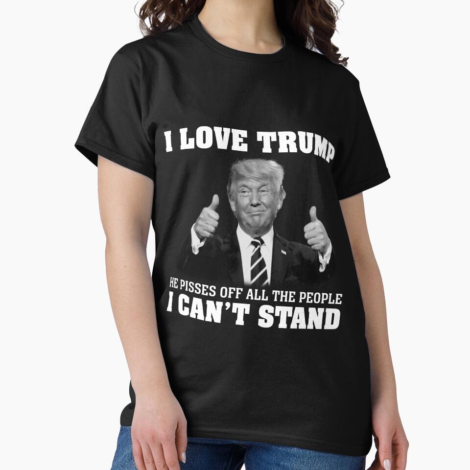 I Love Trump Thumbs Up T-shirt, Political t-shirts, Shirts for Men, Women, Politics Tee, Trump Apparel by roboyx