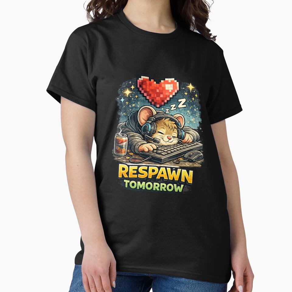 Gaming Mouse – Tiny gamer. Respawn tomorrow. by Natart1004