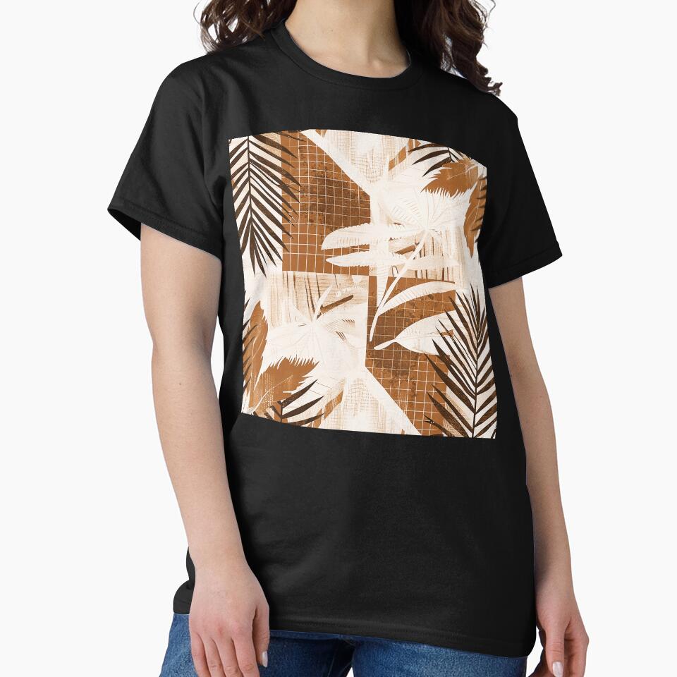 Boho Earth Tones And Caramel Hues Abstract Art by DEC02