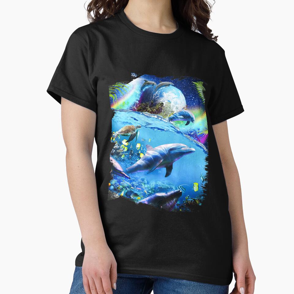 Galaxy Dolphin Dolphins In Space by AnJenvan