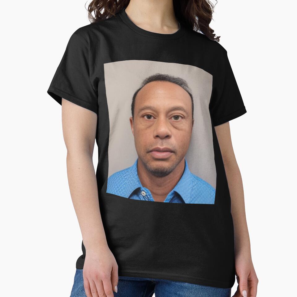 Tiger Woods Mugshot 2026 by Moutamid22art