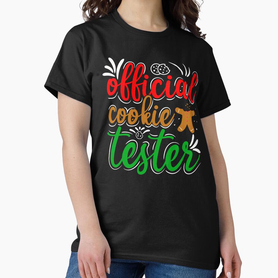 Official Cookie Tester Novelty Funny Christmas by AllThatIsWelsh
