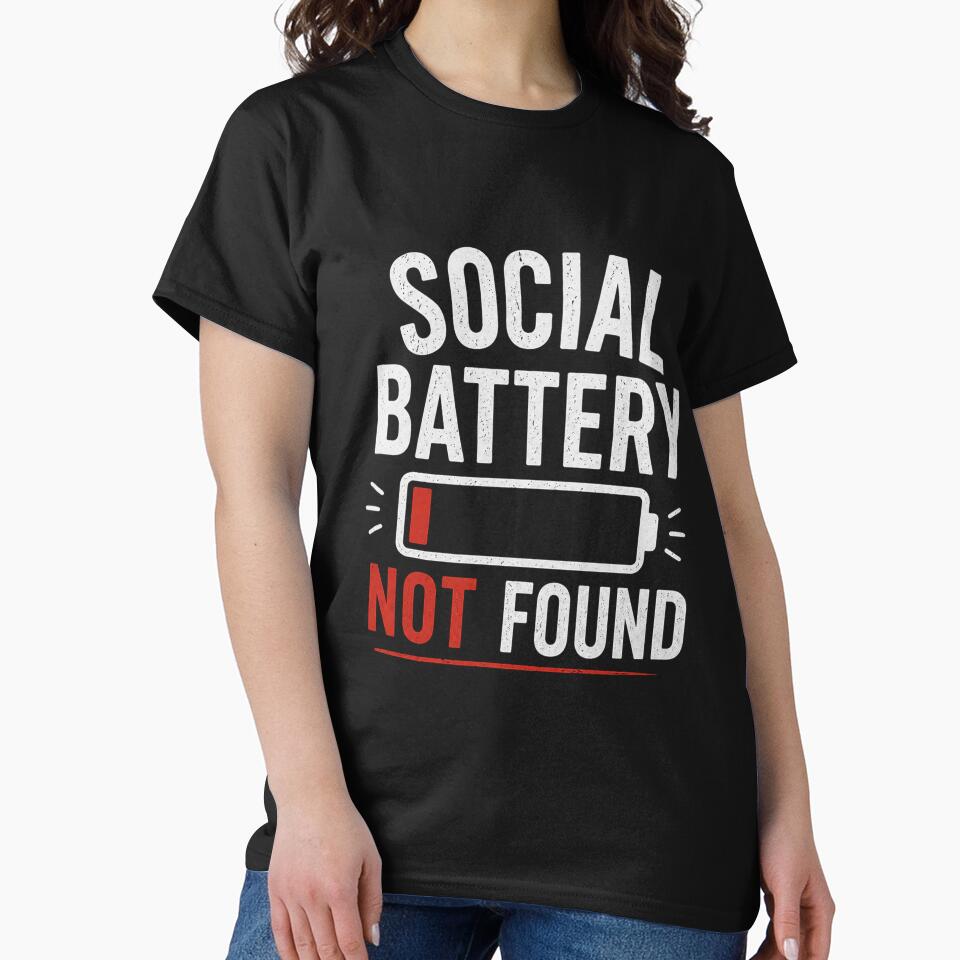 Social Battery Not Found by Unknowj