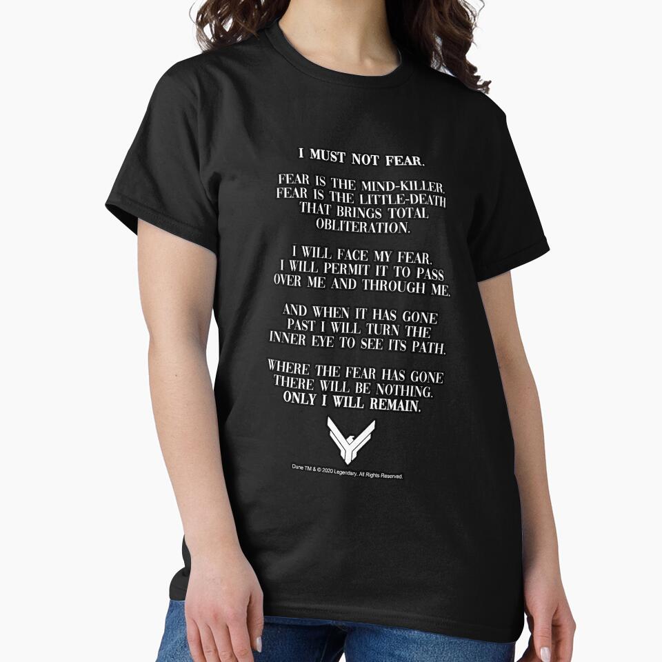 Litany Against Fear Dune 2020 Quote by Merch-On