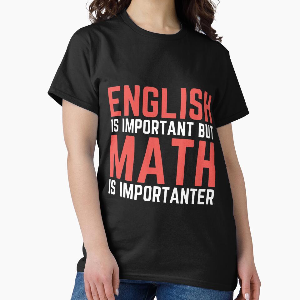 English Is Important But Math Is Importanter by hachemi riadh