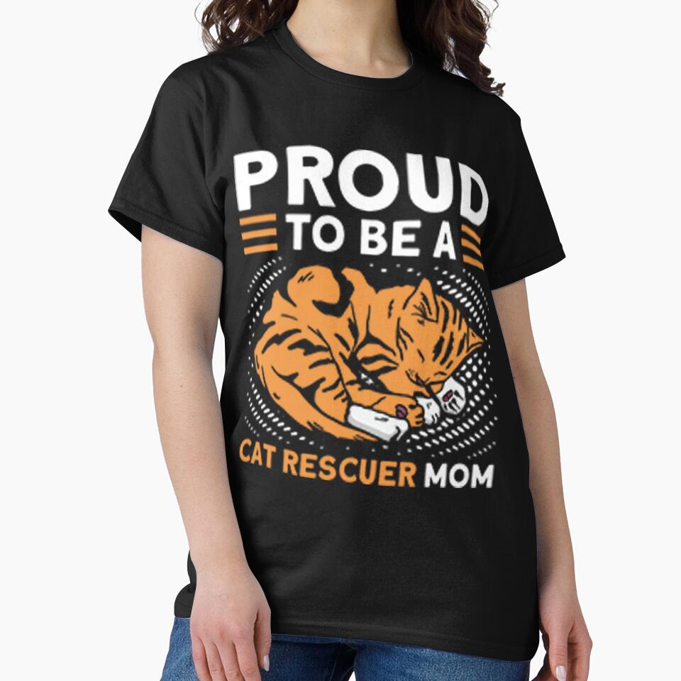 Proud To Be A Cat Rescuer Mom Rescue Cat Adopter by calkyyumi