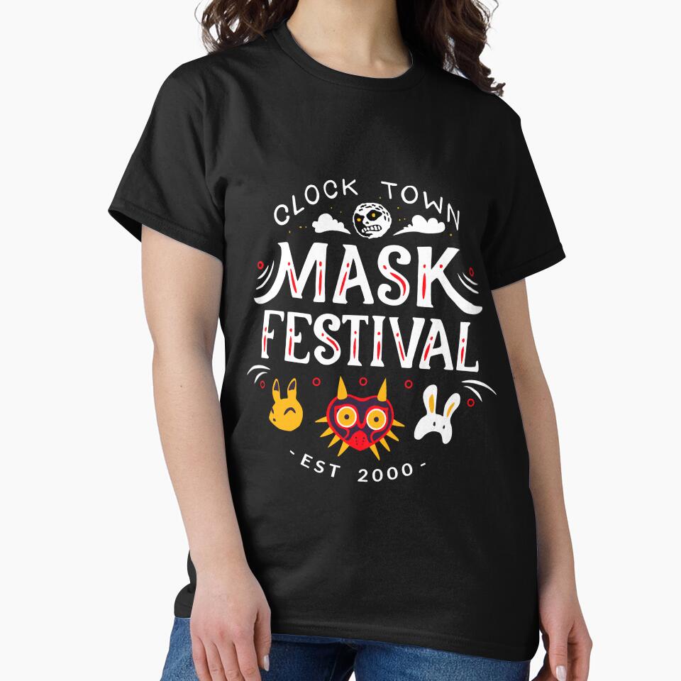 Clock Town Mask Festival - Black by MinisTaver