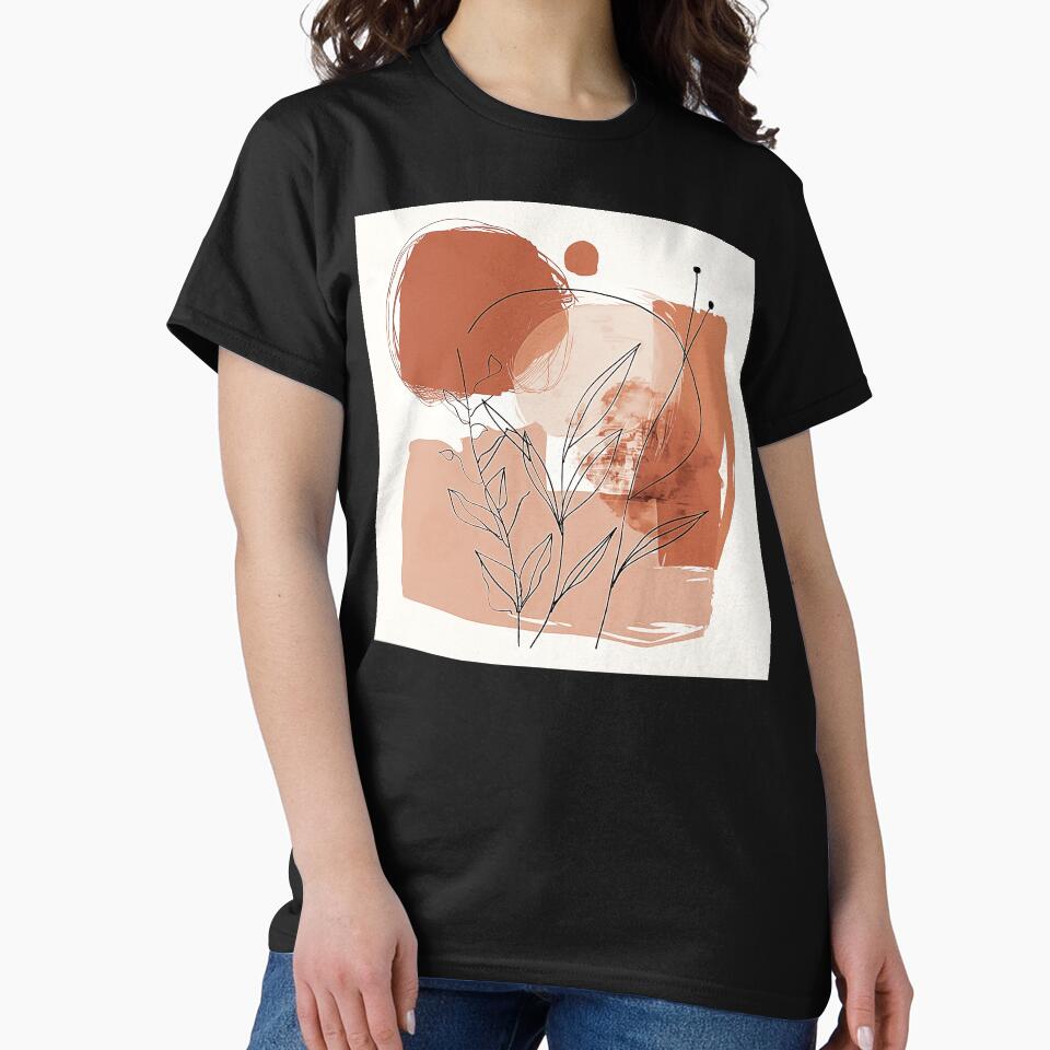 Boho Warm Terracotta Colors And Clay Hues Abstract by DEC02