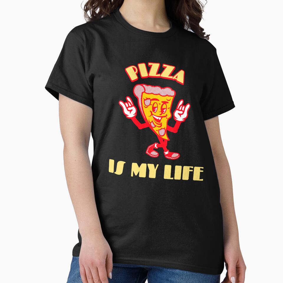 Pizza Is My Life (Red) by SacredsDesigns