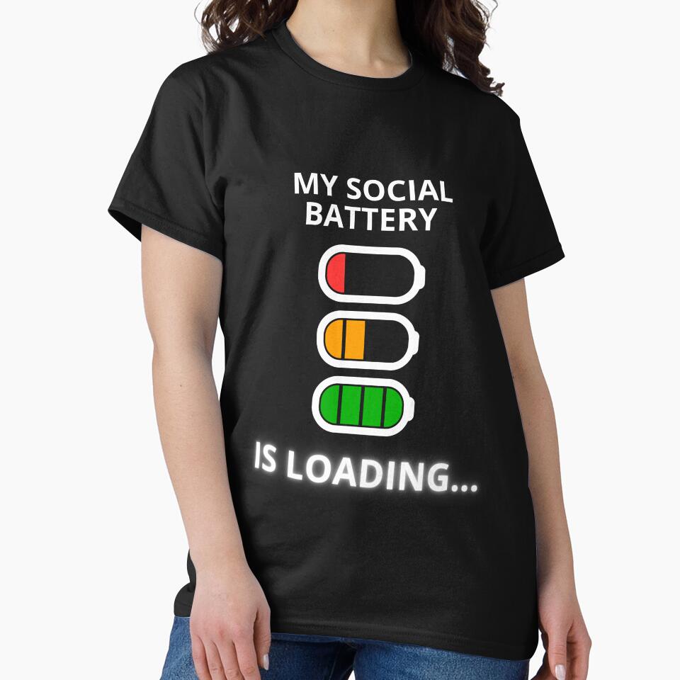 My Social Battery is Loading Minimalist Level by ContigoART