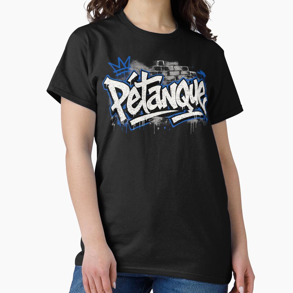 Graffiti - petanque T-shirt design by BouleDogs