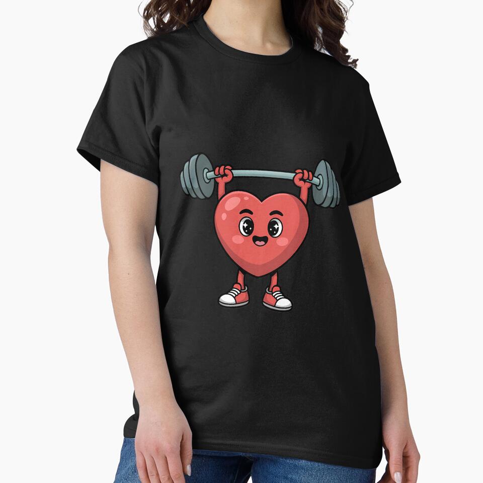 Valentines Day Heart Workout Fitness by IdunayaStore