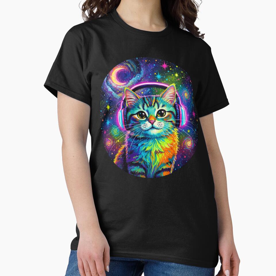 Trippy Kitty by shantilovesart