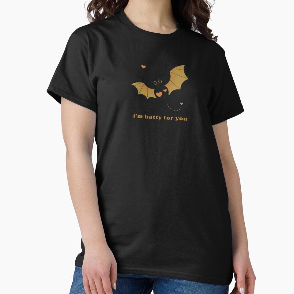I’m Batty For You - Cute Pun | TeeHee Puns Funny Design by TeeHee Puns