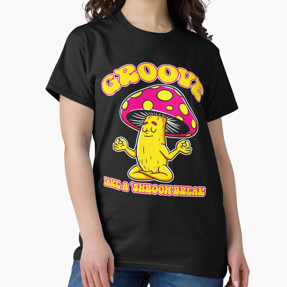 Groovy Mushroom Meditation : Zen Mushroom Psychedelic Vibes by ImaginarStore