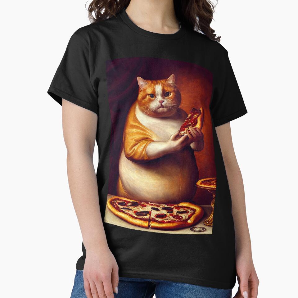 Pizza Cat by ladarkepoque