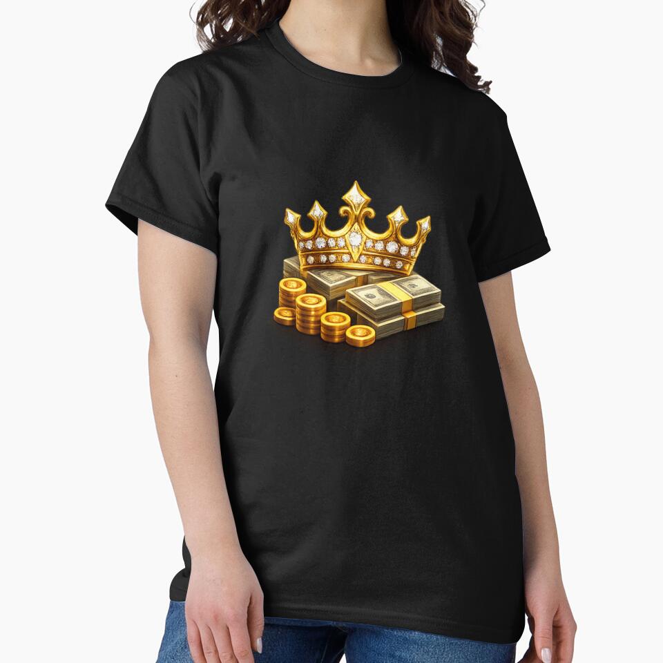 Golden crown of wealth | luxurious money king design by arifali786