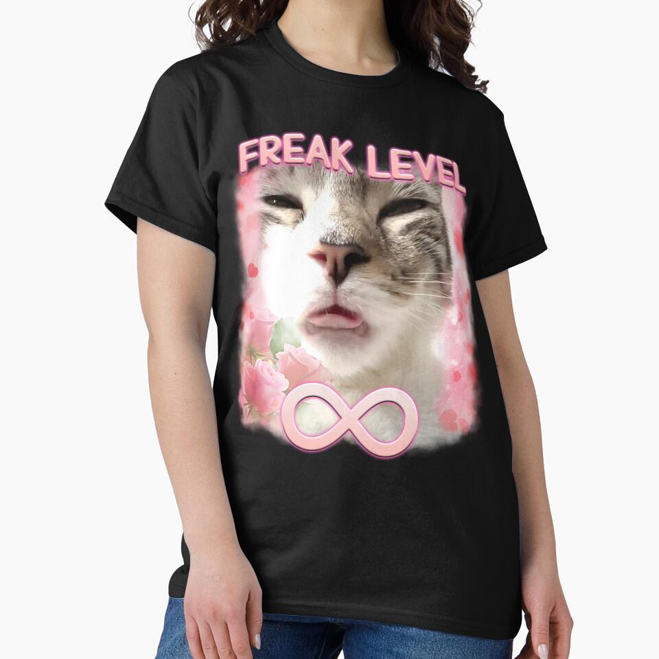 Freaky Ahh Funny Cat Meme Gifts for Freak by MemishDesign