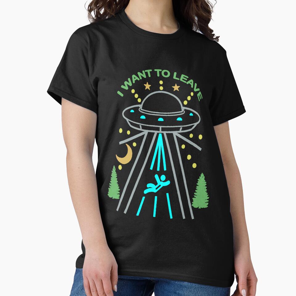 Alien UFO I Want To Leave by Qudkin