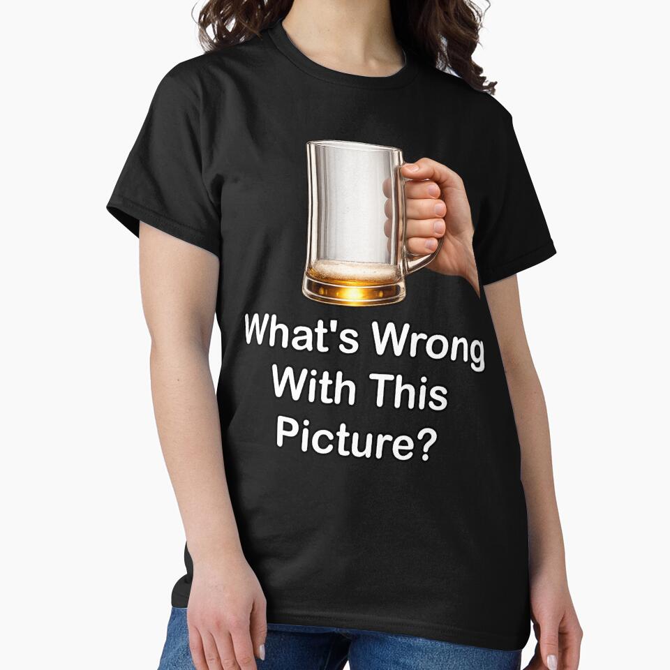 What's Wrong With This Picture? Empty Beer Mug by BSCI Designs