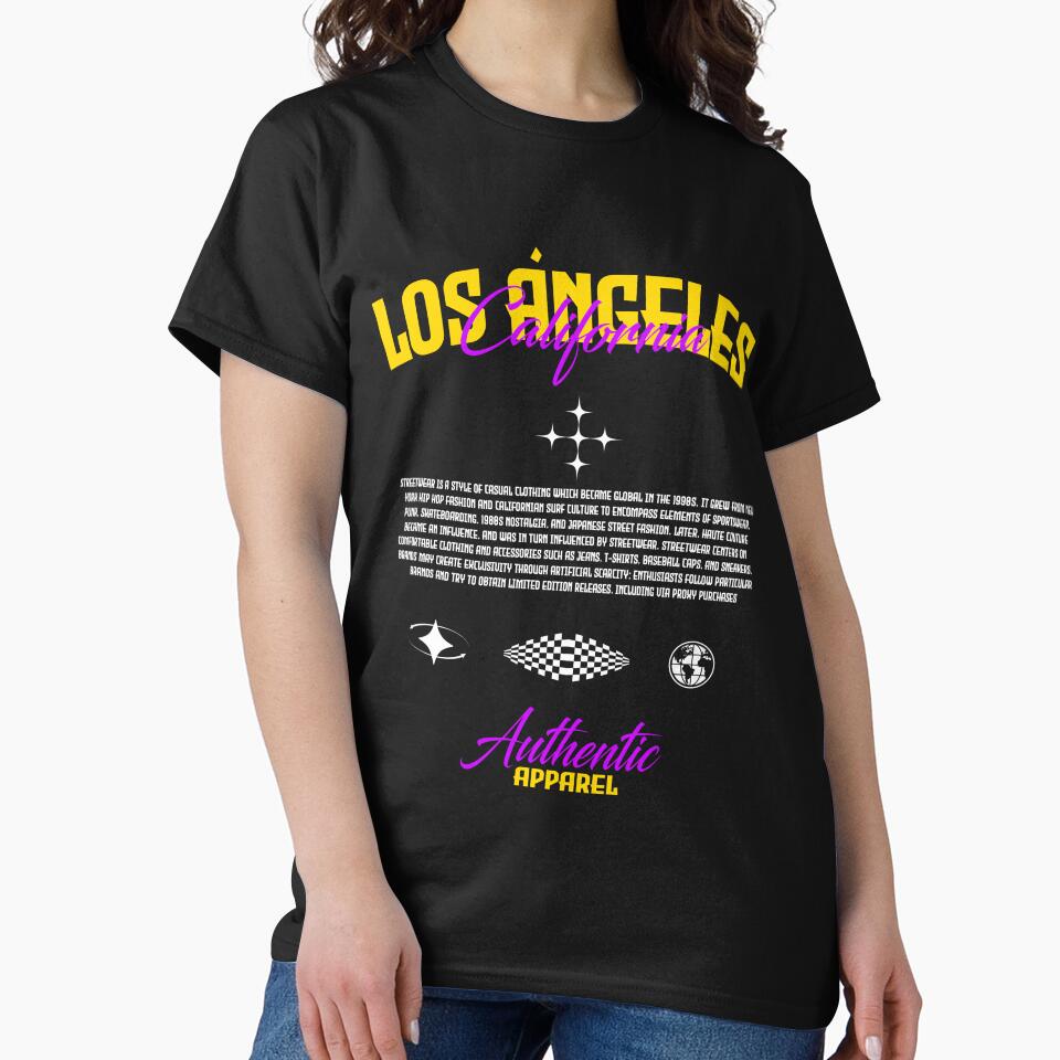 Los Angeles California Streetwear by NF Designs Studio DTF